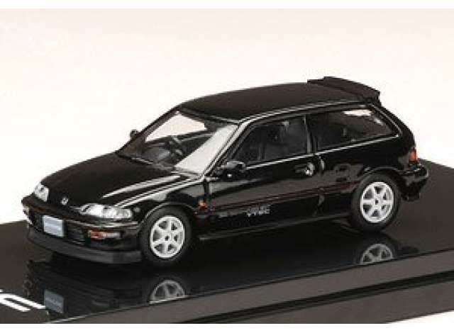 Hobby Japan Modeliukas Honda Civic (EF9) SiR II Customized Version, black metallic