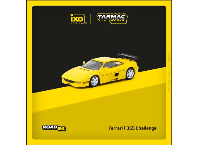 PRE-ORD3R Tarmac Modeliukas 1/64 Ferrari F355 Challenge, yellow
