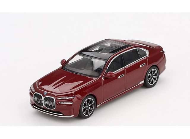 PRE-ORD3R Mini GT Modeliukas 1/64 2023 BMW 17 Xdrive60 Aventurin, red