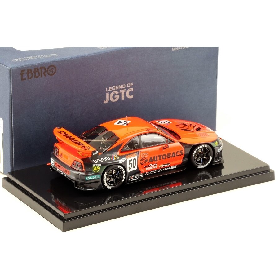 Ebbro Modeliukas 1/43 1998 Nissan Skyline GTR R33 JGTC #50 Arta, red/black
