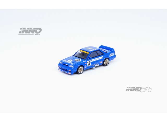 PRE-ORD3R Inno64 Modeliukas 1/64 1987 Nissan Skyline GTS-R R31 #12 *Calsonic* JTCC, blue/white