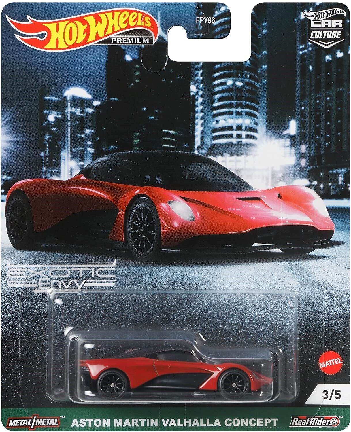 Hot Wheels Premium Modeliukas Aston Martin Valhalla Concept 3/5