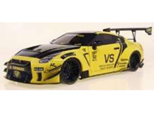 Solido Modeliukas 1/18 2020 Nissan GT-R (R35) LB Work Body Kit 2.0, yellow/black