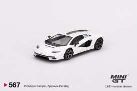 Mini GT Modeliukas Lamborghini Countach LPi800-4, white