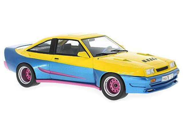 PRE-ORD3R MCG Modeliukas 1/18 1991 Opel Manta B Mattig, yellow/blue