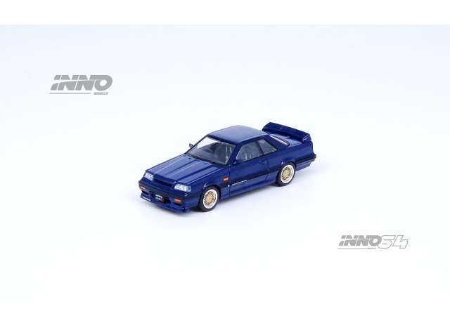 PRE-ORD3R Inno64 Modeliukas 1/64 1987 Nissan Skyline GTS-R R31, dark blue