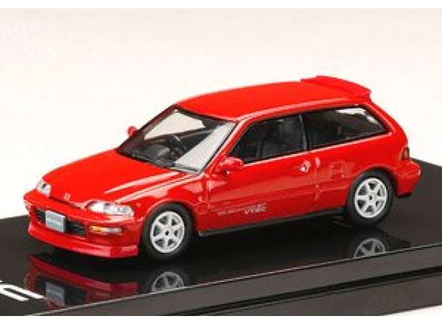 PRE-ORD3R Hobby Japan Modeliukas Honda Civic (EF9) SiR II Customized Version, red