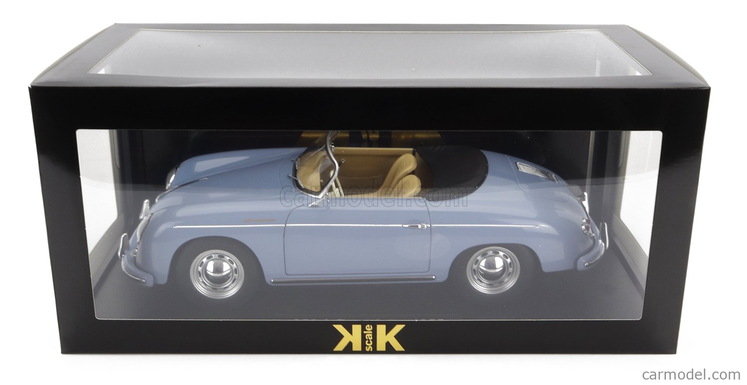 KK Scale Modeliukas 1/12 1955 Porsche 356 A Speedster, light blue