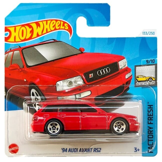 Hot Wheels Mainline Modeliukas '94 Audi Avant RS2 red