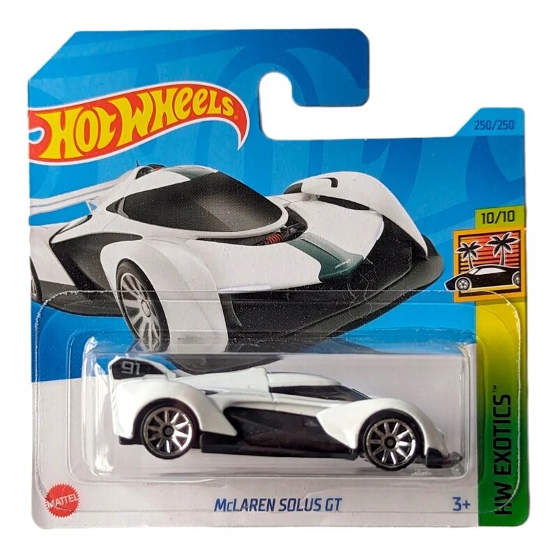 Hot Wheels Mainline Modeliukas McLaren Solus GT white