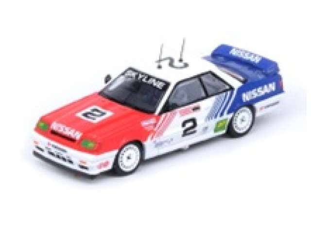 PRE-ORD3R Inno64 Modeliukas 1/64 1989 Nissan Skyline GTS-R HR31 #2 J.Richards/M. Skafe Nissan Motorsport Austalia, red/white/blue