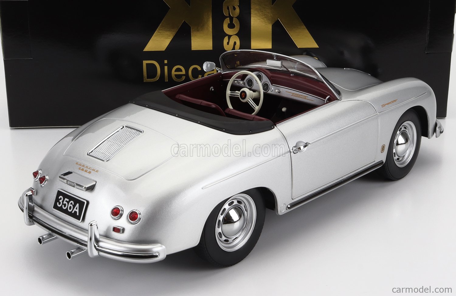 PRE-ORD3R KK Scale Modeliukas 1/12 1955 Porsche 356 A Speedster, silver