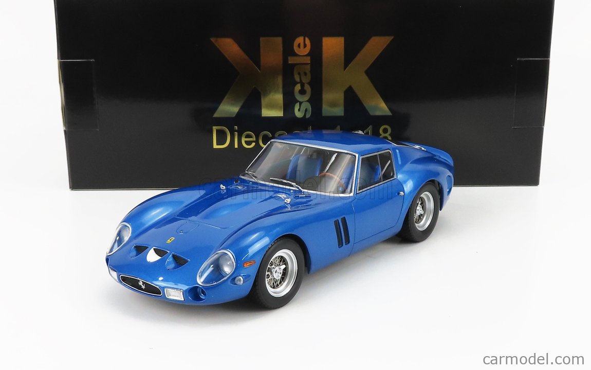 PRE-ORD3R KK Scale Modeliukas 1/18 1962 Ferrari 250 GTO, blue