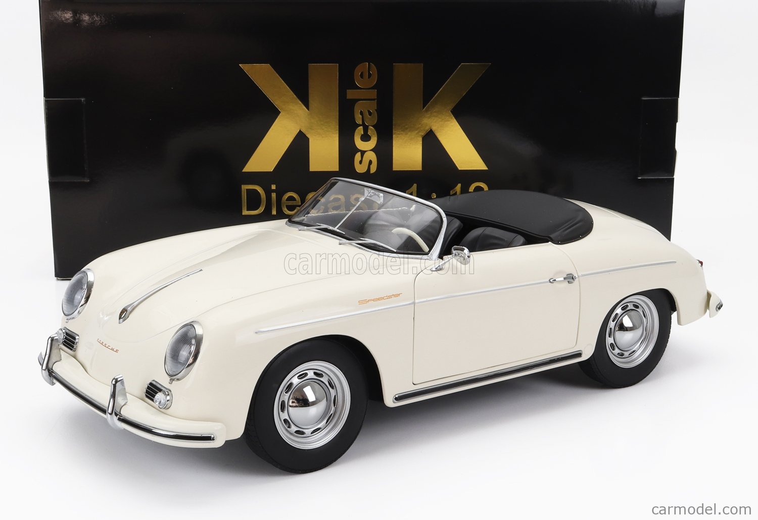 PRE-ORD3R KK Scale Modeliukas 1/12 1955 Porsche 356 A Speedster, white