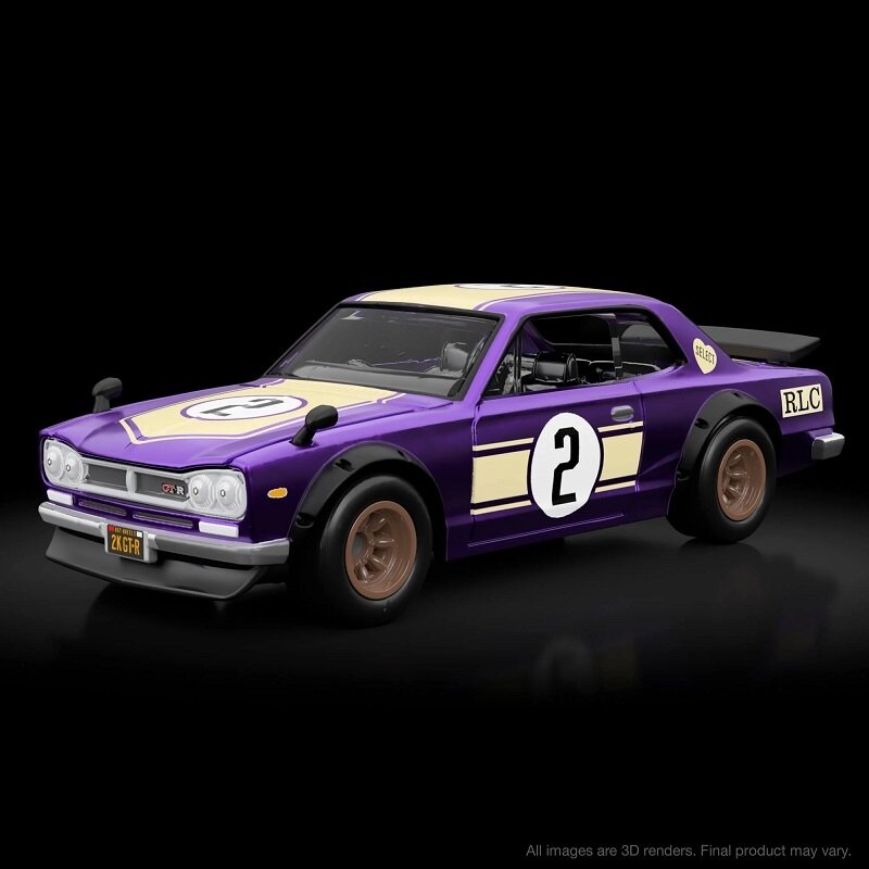 Hot Wheels RLC Modeliukas RLC Exclusive sELECTIONs 1972 Nissan Skyline H/T 2000GT-R
