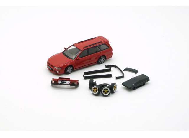 PRE-ORD3R BM Creations Modeliukas 1996 Mitsubishi Legnum Vr4 LHD, red