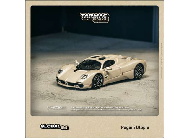 PRE-ORD3R Tarmac Modeliukas 1/64 Pagani Utopia, Rinascimento
