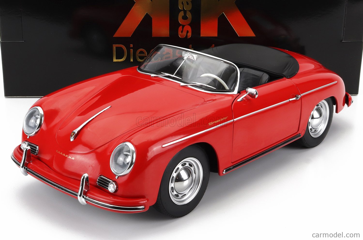 PRE-ORD3R KK Scale Modeliukas 1/12 1955 Porsche 356 A Speedster, red
