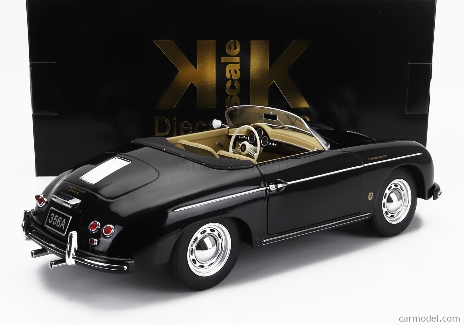 PRE-ORD3R KK Scale Modeliukas 1/12 1955 Porsche 356 A Speedster, black