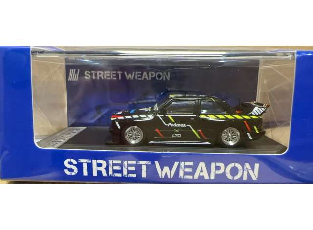 Street Weapon Modeliukas 1/64 BMW E30 MS, black (yra Sandėlyje)