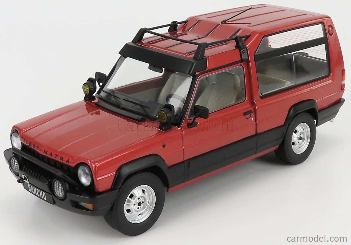 PRE-ORD3R KK Scale Modeliukas 1/18 1979-1983 Talbot Matra Rancho X, red metallic