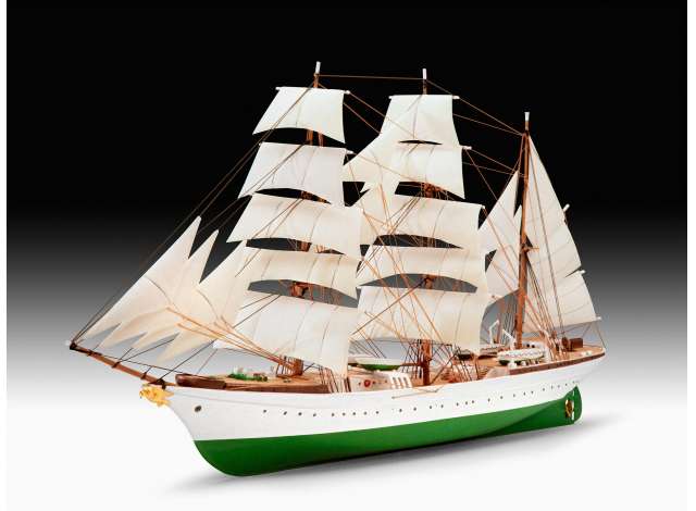 Revell - Germany Surenkamas modeliukas 1/350 Gorch Fock, Level 3, plastic modelkit