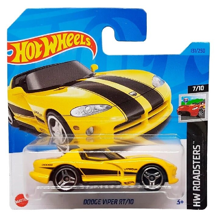 Hot Wheels Mainline Modeliukas Dodge Viper RT/10 yellow (yra Sandėlyje)