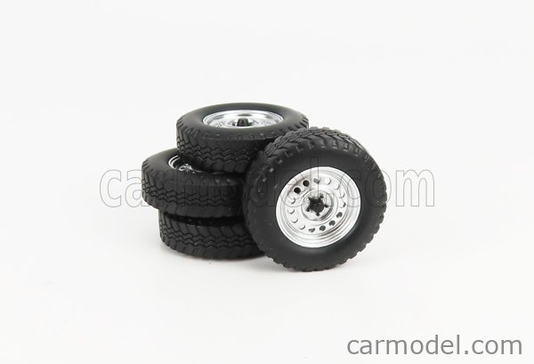 PRE-ORD3R KK Scale Ratų komplektas Volkswagen T3 Syncro Rims and Tyre Set, black