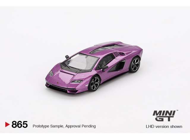 Mini GT Modeliukas 1/64 2023 Lamborghini Countach LPI 800-4 Viola 30th, purple