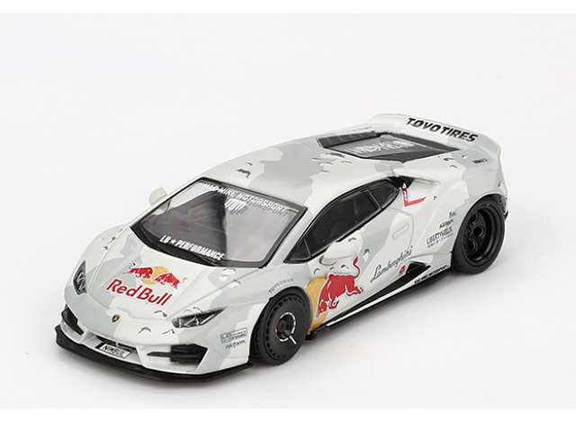 PRE-ORD3R Mini GT Modeliukas 1/64 2024 Lamborghini Huracan LB-Works Ver.2 Mad Mike Nimbul, silver