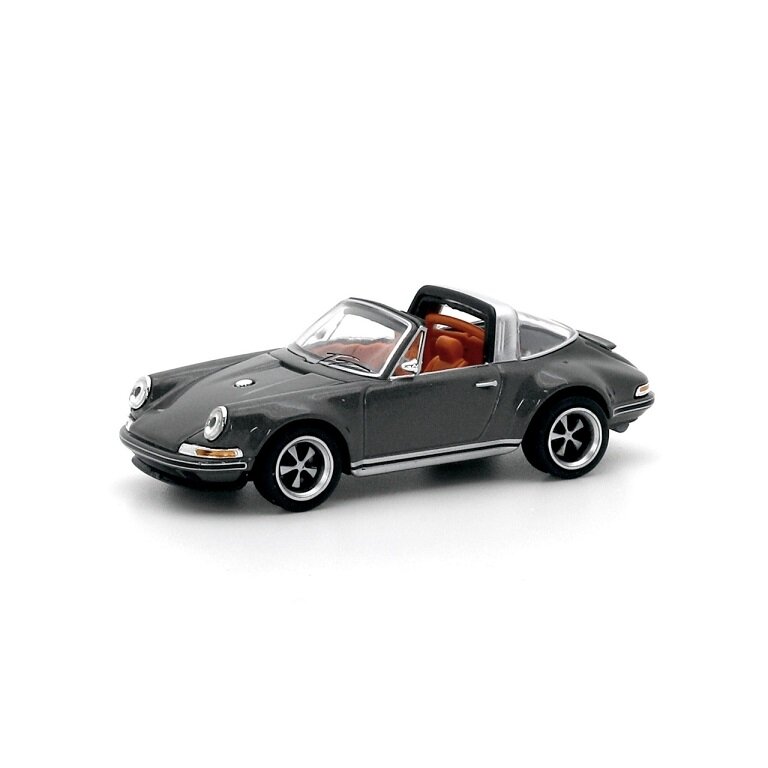 Pop Race Limited Modeliukas Porsche Singer Targa, grey metal