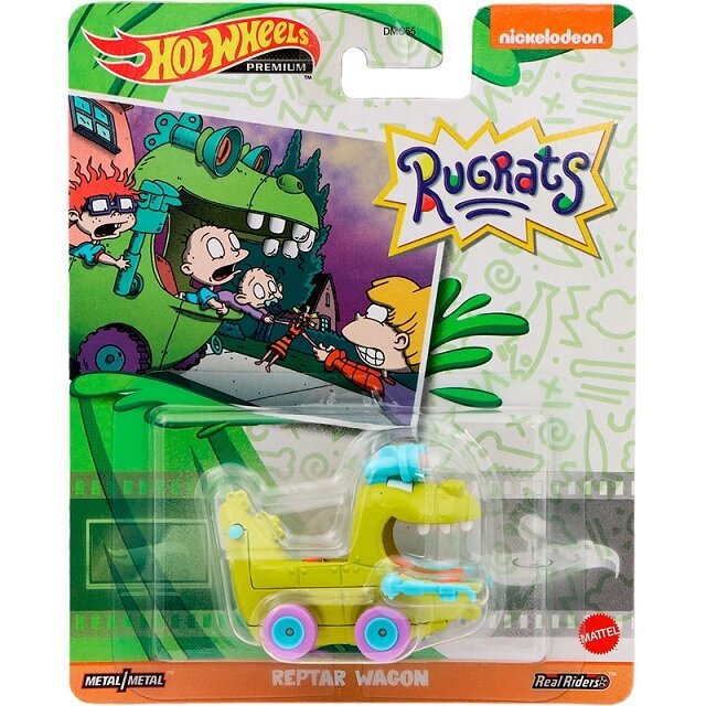 Hot Wheels Premium Modeliukas Rugrats Reptar Wagon