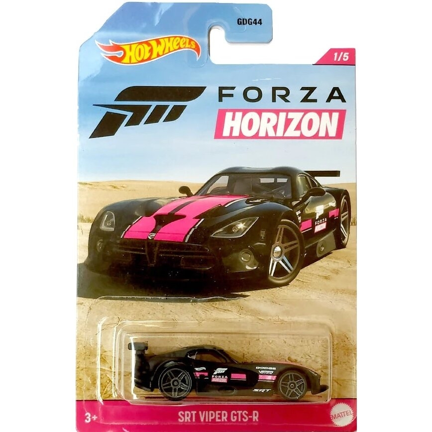 Hot Wheels Modeliukas Forza Horizon SRT Viper GTS-R - Black / Pink