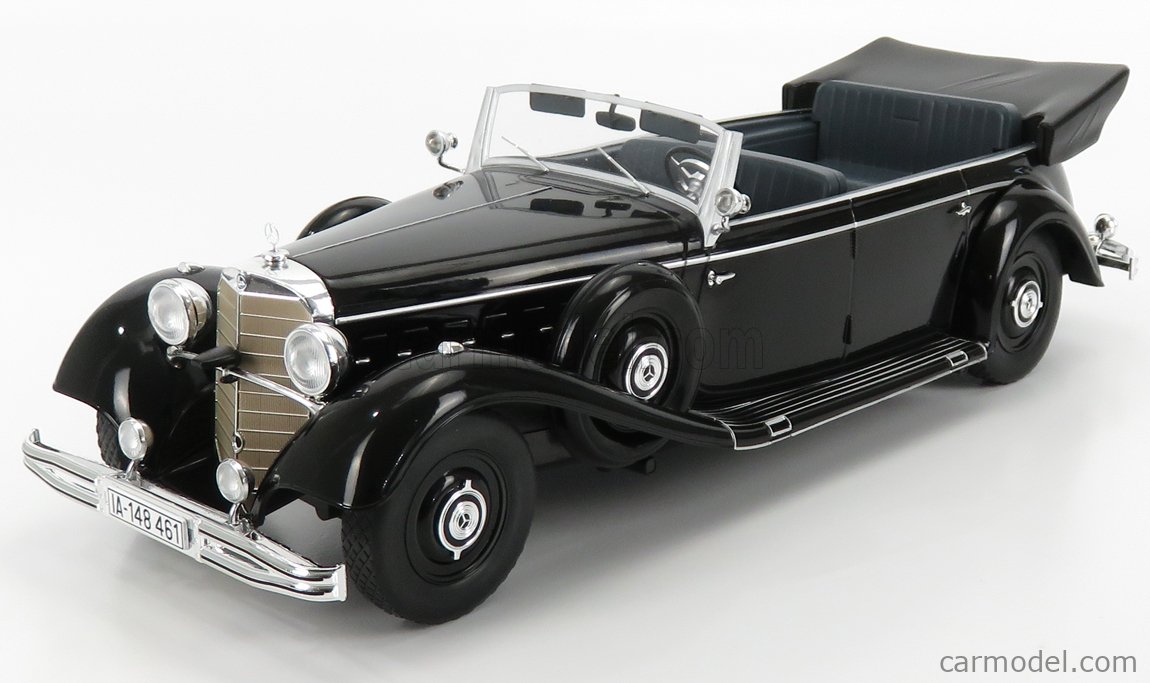 PRE-ORD3R MCG Modeliukas 1/18 1938 Mercedes 770 (W150) Cabriolet, black