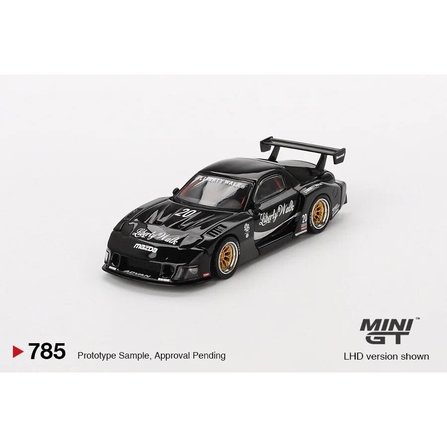 Mini GT Modeliukas 1/64 2023 Mazda RX-7 LB-Super Silhouette, black (yra Sandėlyje)