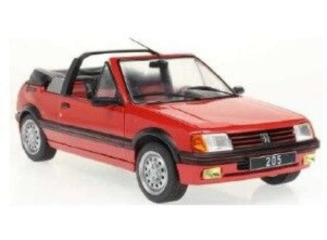 PRE-ORD3R Solido Modeliukas 1/18 1989 Peugeot 205 CTI MK1, red