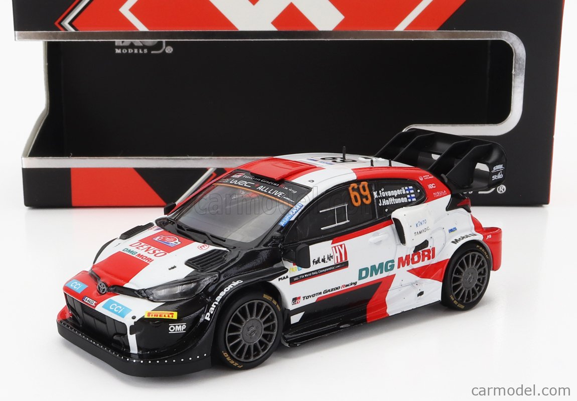 PRE-ORD3R IXO Models Modeliukas 1/43 Toyota GR Yaris Rally WRC #69 K. Rovanpera/J. Halttunen Safari rally 2...