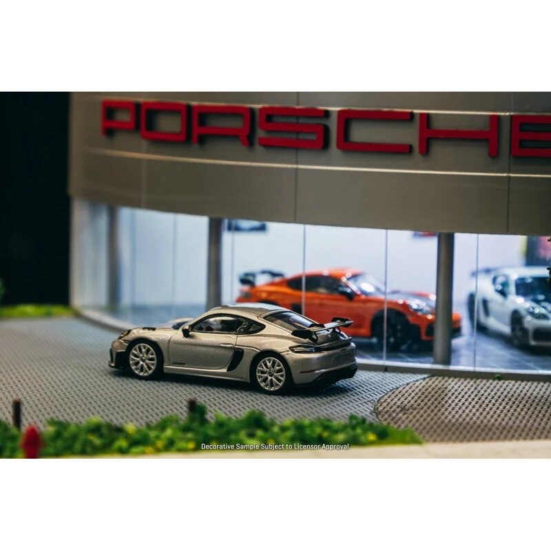 Tarmac Works Modeliukas Porsche Cayman GT4 RS, silver (yra sandėlyje)