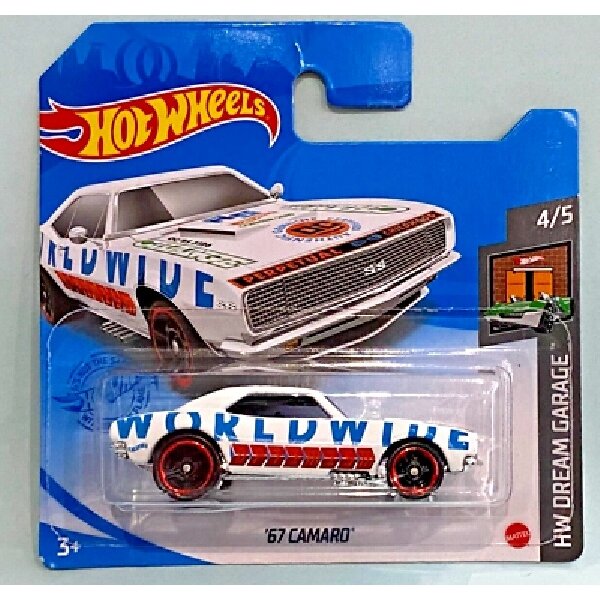 Hot Wheels Mainline Modeliukas 67 Camaro white Worldwide (yra Sandėlyje)