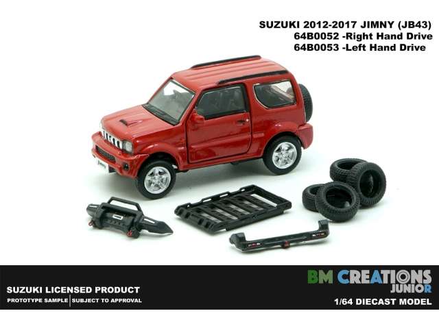 PRE-ORD3R BM Creations Modeliukas 1998 Suzuki Jimny JB43 LHD, red