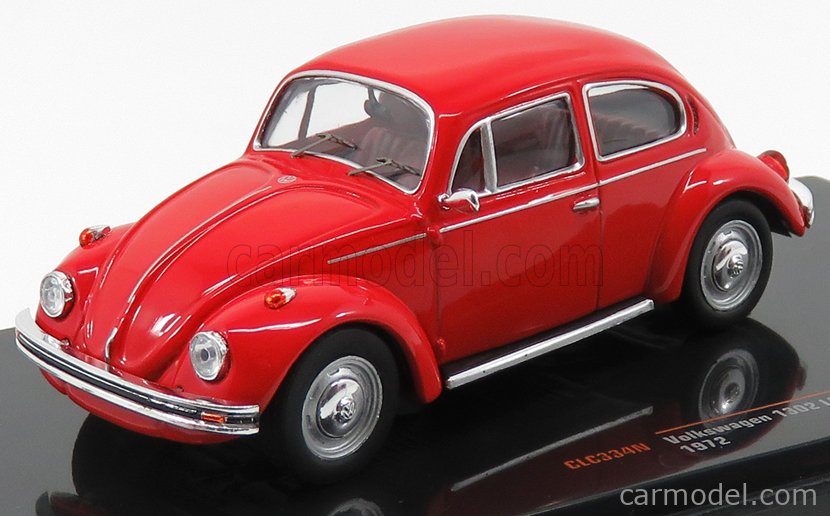 PRE-ORD3R IXO Models Modeliukas 1972 Volkswagen Käfer 1302 LS, red