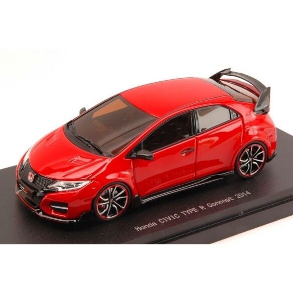 Ebbro Modeliukas 1/43 2015 Honda Civic Type R, red (yra Sandėlyje)
