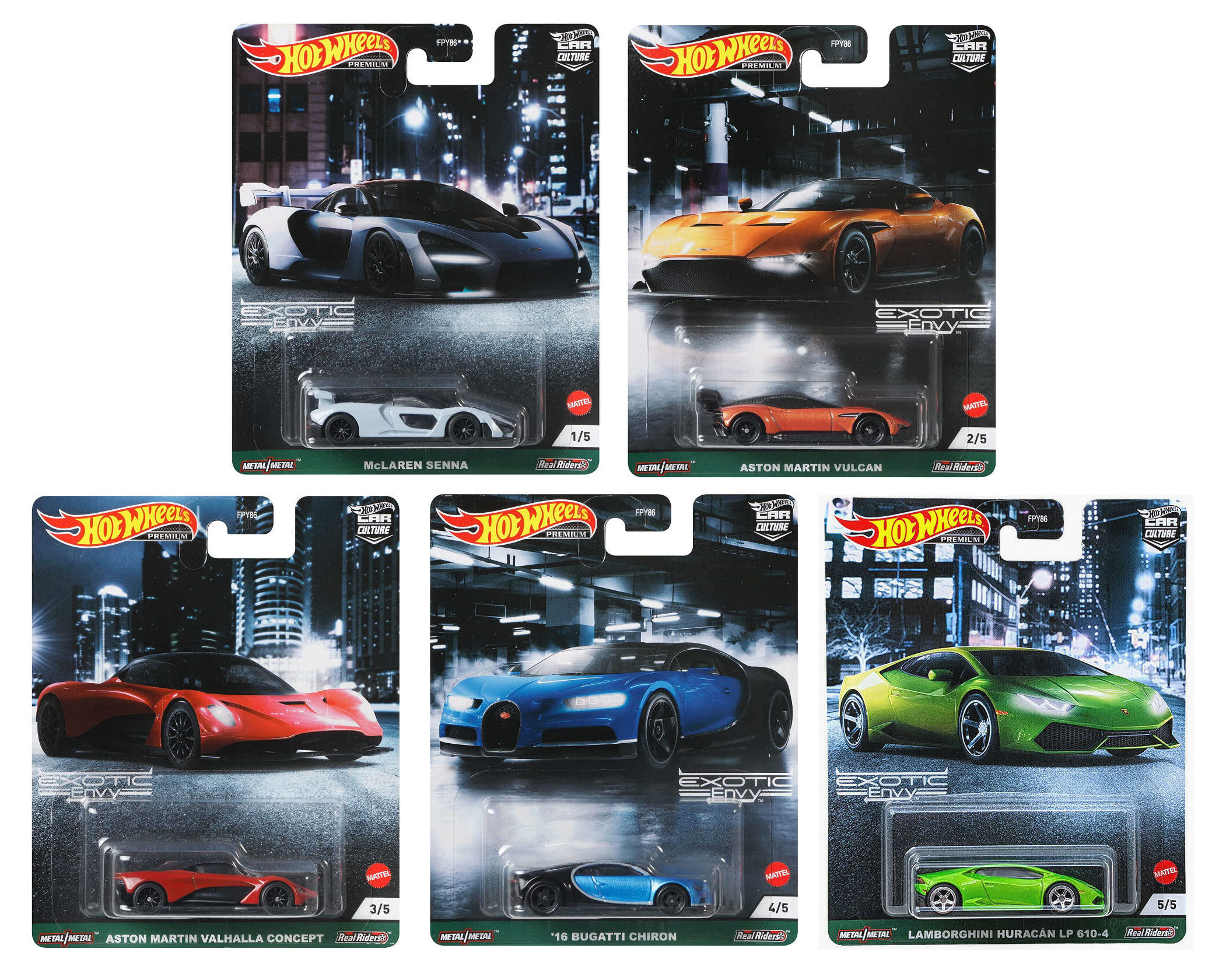 Hot Wheels Premium Modeliukas Car Culture. Exotic Envy