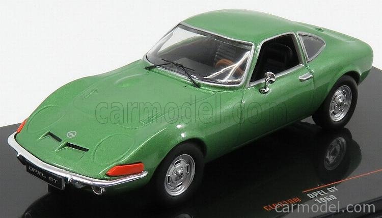 IXO Models Modeliukas 1/43 1969 Opel GT, green