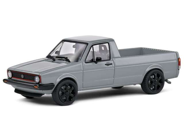 PRE-ORD3R Solido Modeliukas 1/43 1982 Volkswagen Caddy Mk 1 Pick-up, grey
