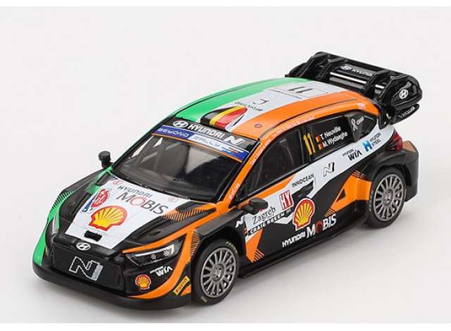 PRE-ORD3R Mini GT Modeliukas 1/64 2023 Hyundai i20 N Rally 1 #11 Rally Croatia, various