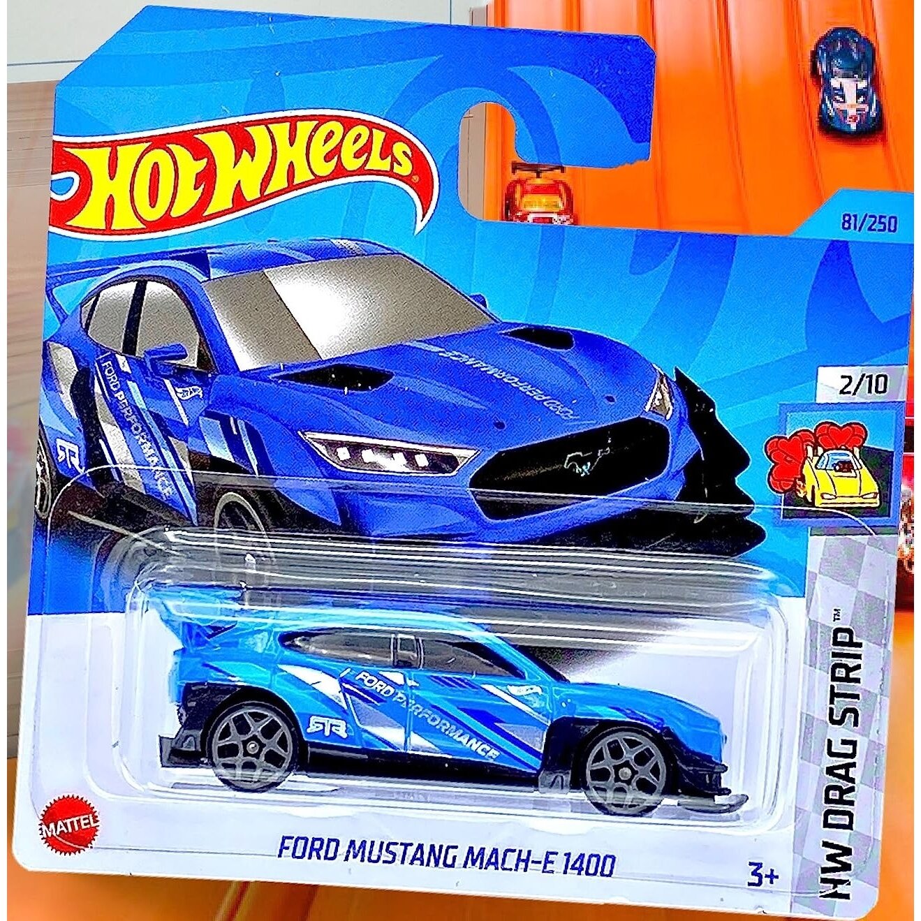 Hot Wheels Mainline Modeliukas Ford Mustang Mach-E 1400 blue (yra Sandėlyje)