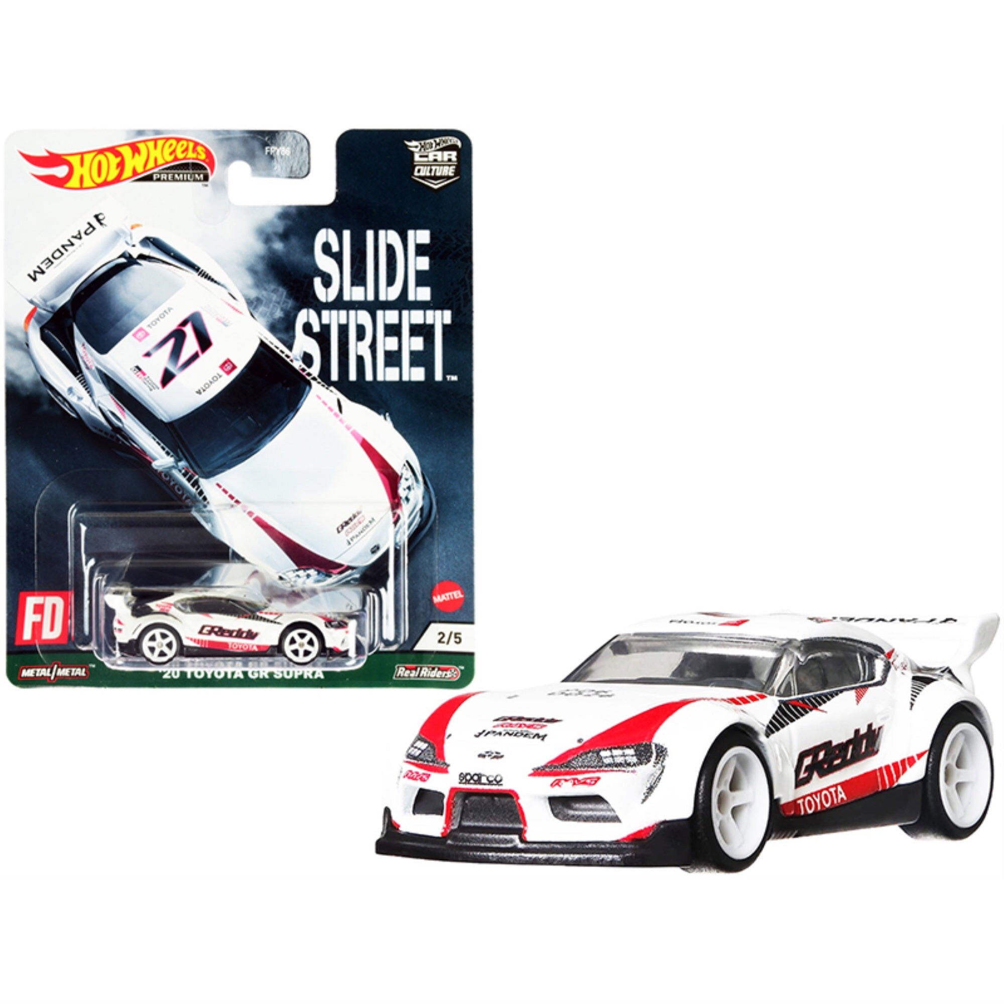 Hot Wheels Premium Modeliukas 2020 Toyota Supra 2/5