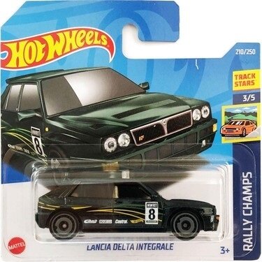 Hot Wheels Modeliukas Lancia Delta Integrale green short card (yra Sandėlyje)