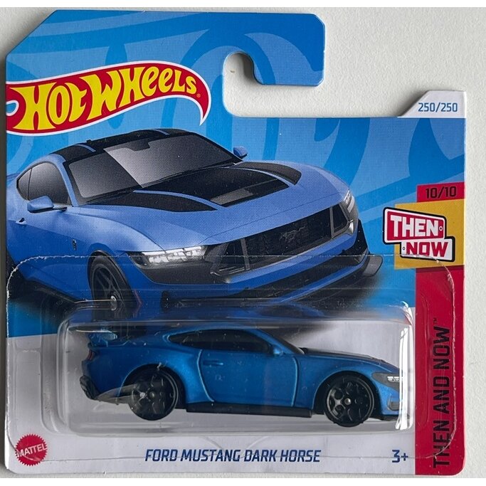 Hot Wheels Modeliukas Ford Mustang Dark Horse blue (yra Sandėlyje)